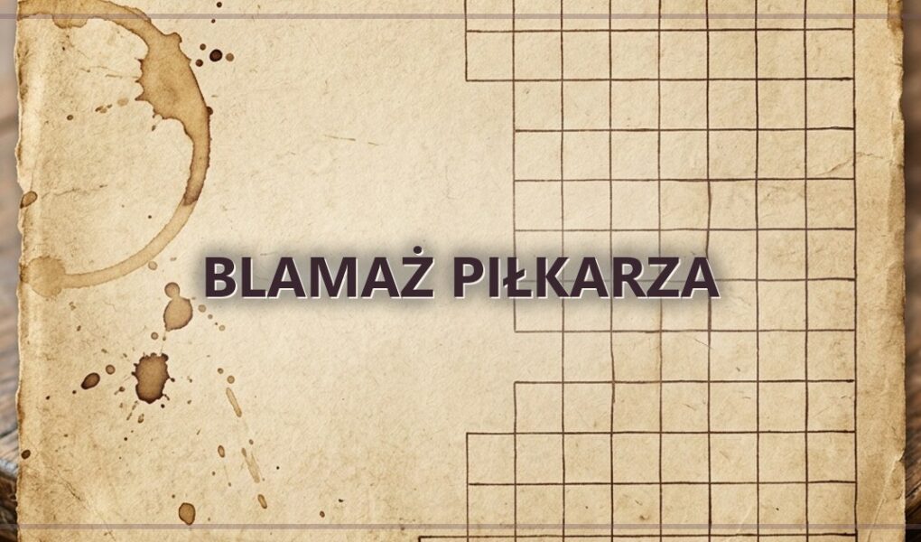 Blamaż piłkarza