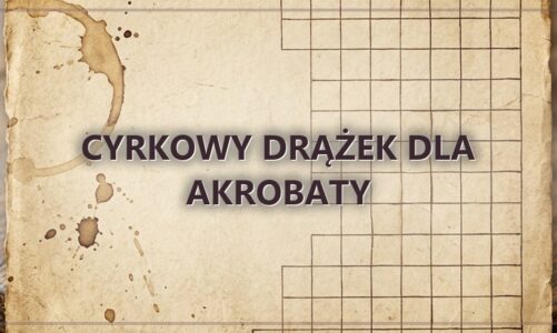 Cyrkowy drążek dla akrobaty
