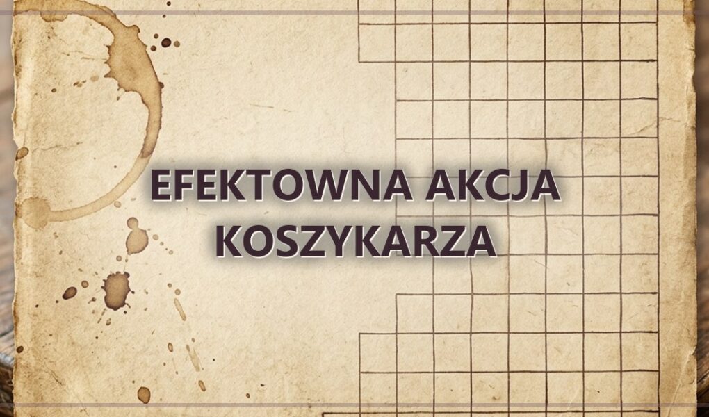 Efektowna akcja koszykarza