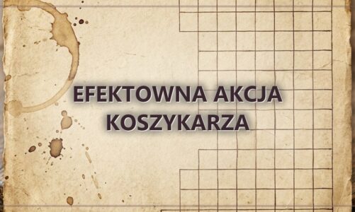 Efektowna akcja koszykarza