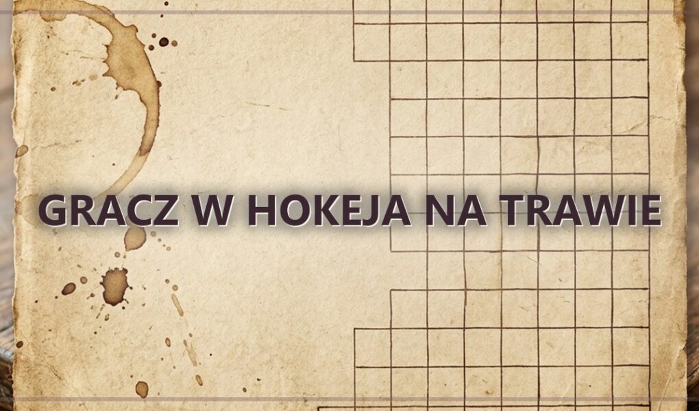 Gracz w hokeja na trawie