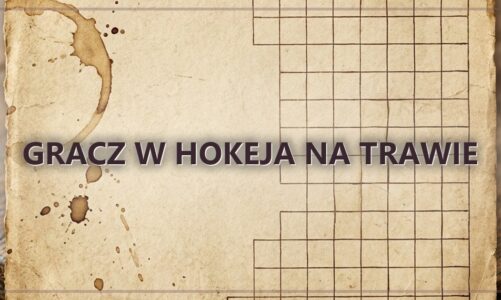 Gracz w hokeja na trawie
