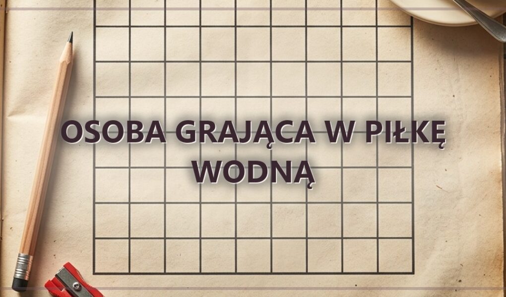 Osoba grająca w piłkę wodną