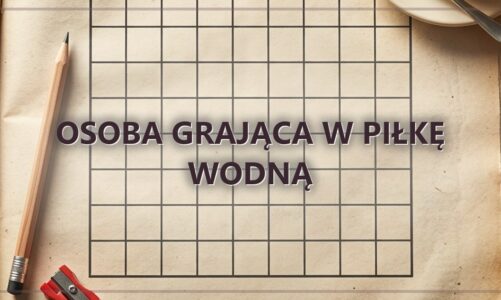 Osoba grająca w piłkę wodną