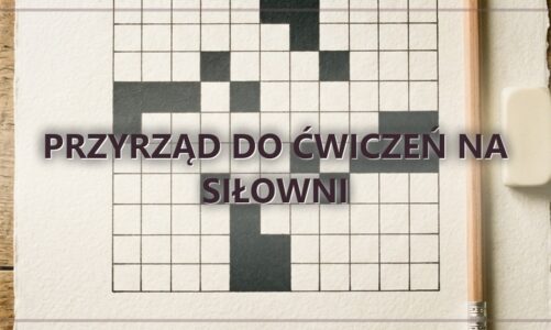 Przyrząd do ćwiczeń na siłowni