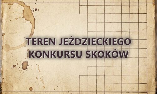Teren jeździeckiego konkursu skoków